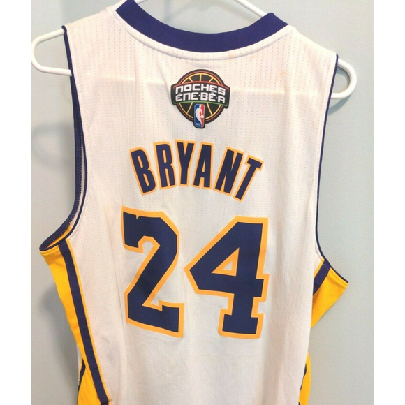 Kobe Bryant #24 Adidas Los Angeles Lakers LA Basketball Jersey